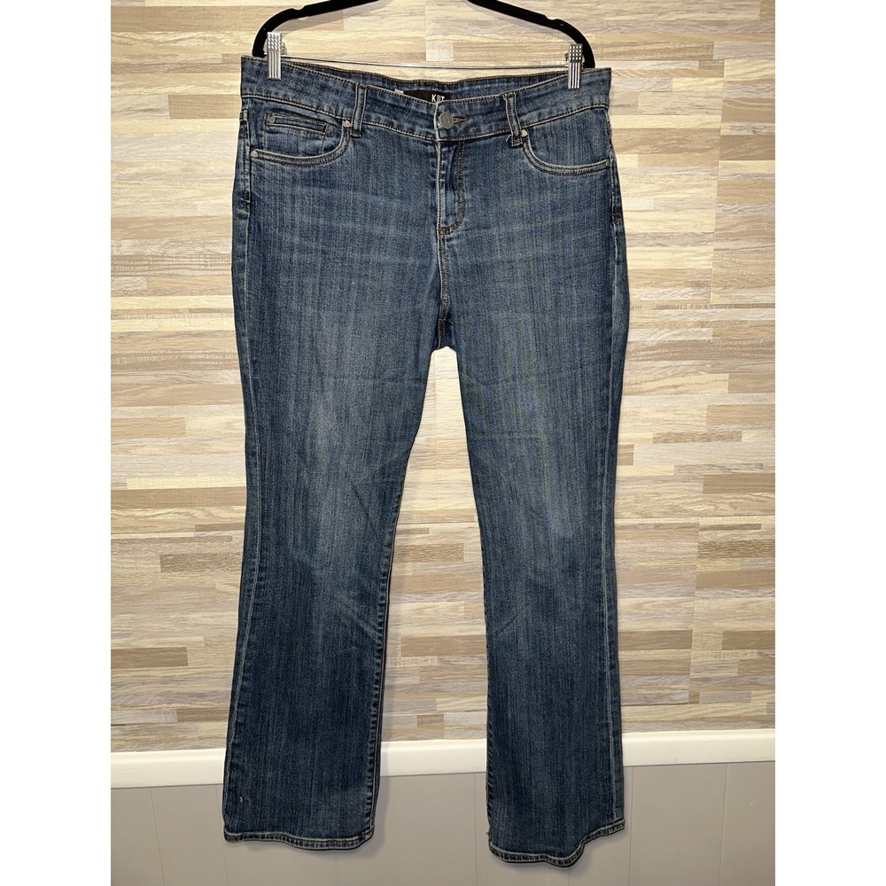 Kut From The Kloth Natalie Fab Ab Bootcut Jeans Women's 10 High Rise Medium Wash